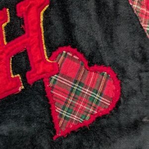 Vintage 90s Velvet Christmas Vest Embodied With Holiday Ointments And Beads Sz M